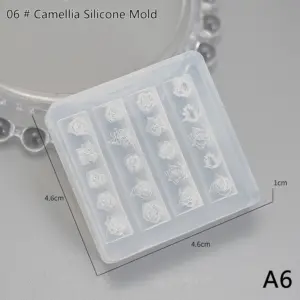 Rose Pattern Nail Mold